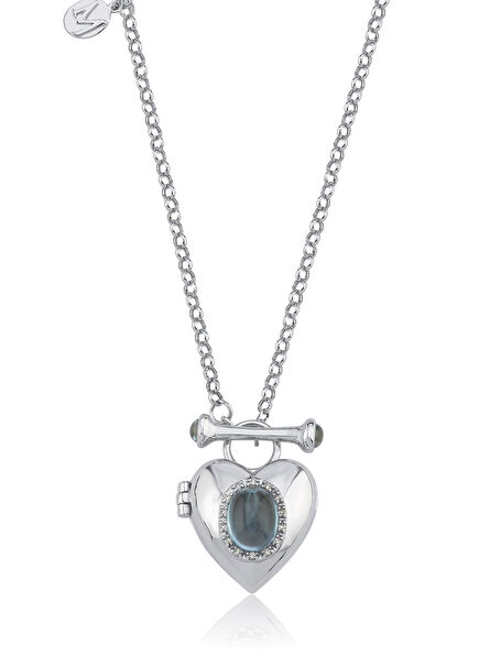 Diamond Love Locket 14 Ayar Altın Kadın Kolye