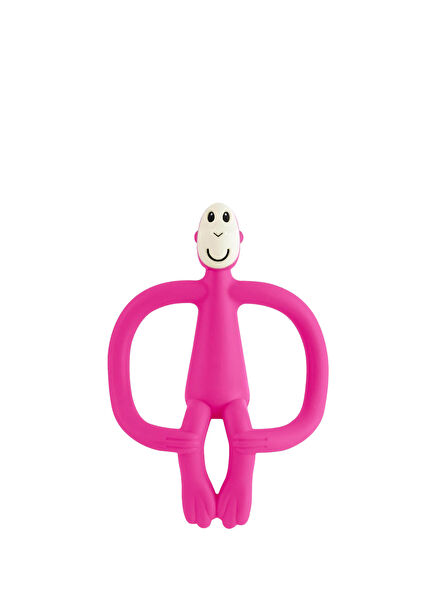Monkey Fuşya Silikon Diş Kaşıyıcı