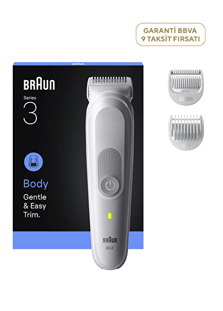 Series 3 BG3530 Islak ve Kuru Vücut Tıraş Makinesi