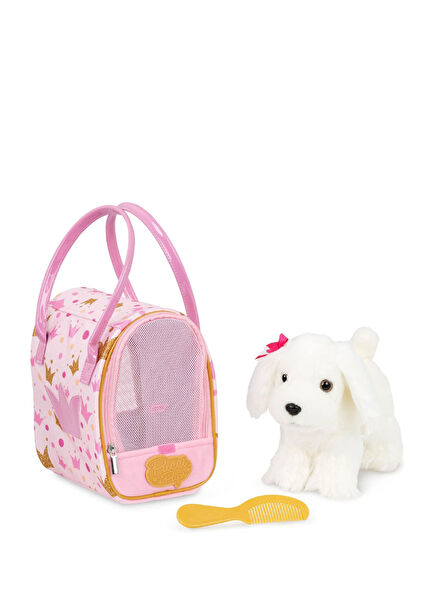 Maltese Dog Plush Toy 25x20 cm