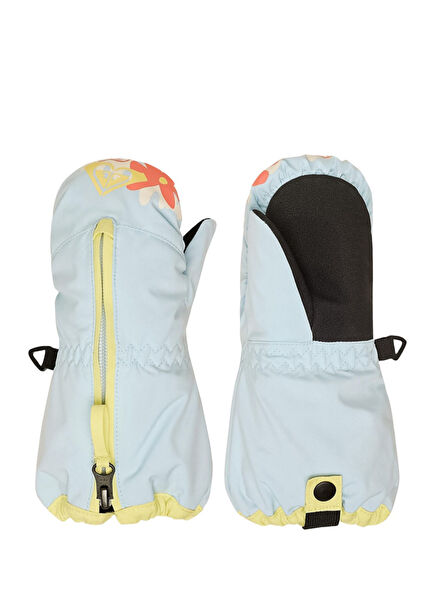 Snows Up Mitt Mavi Kız Çocuk Kayak Eldiveni