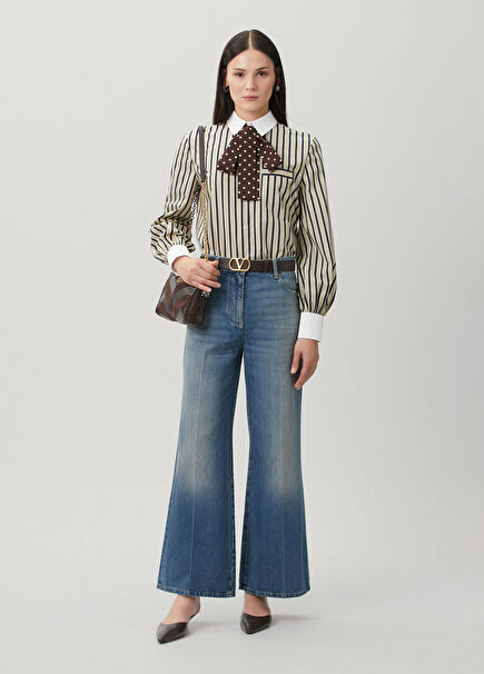 Lacivert Jean Pantolon