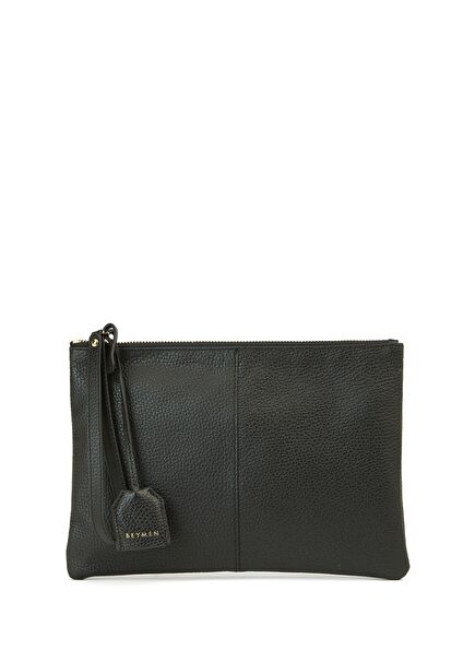 Lupella Black Women's Leather Hand Portfolio
