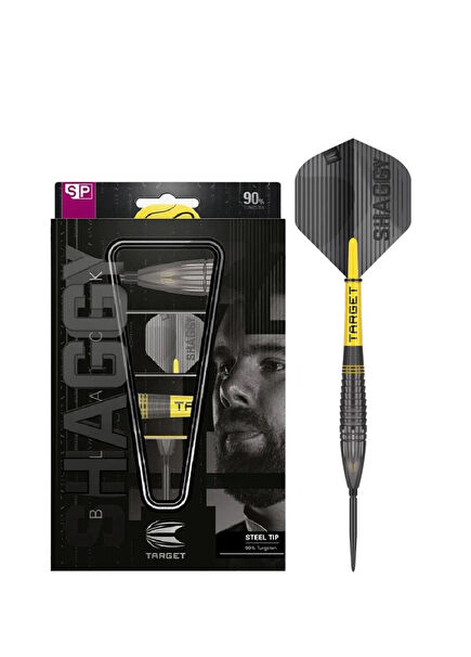 Scott Williams Black % 90 Tungsten SP Çelik Uçlu Dart Oku