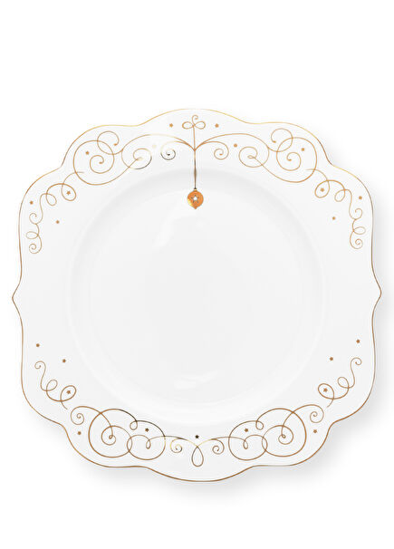 Royal Gold Porselen Yemek Tabağı