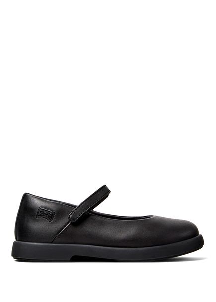 Duet Black Leather Girl Underwear Flats K800549-003