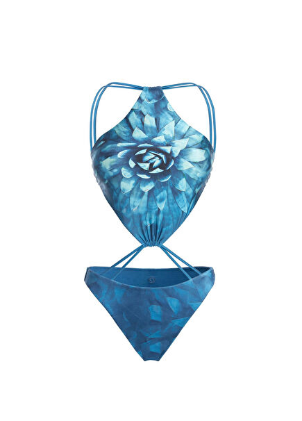 Queen of Flowers Nikel Mavi Halter Mayo