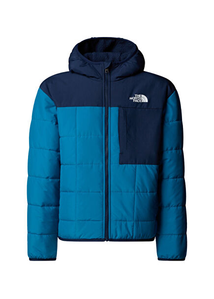 Shasta Mavi Çift Taraflı Unisex Çocuk Mont