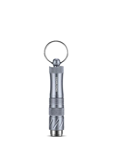 Aluminum 4in1 Blue Piercing Opener and Cigar Holder Needle Keychain