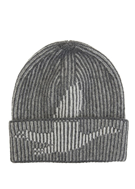 Grey Women's Wool Beanie