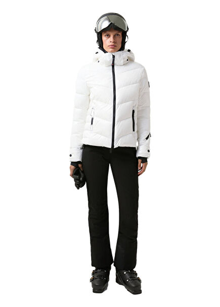 Saelly2 White Women's Ski Snowboard Jacket