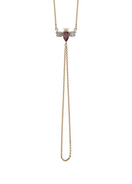 Queen Bee Kadın Ruby Pırlanta Altın Şahmeran