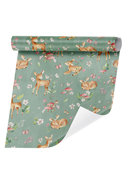 Bambi Temalı Çocuk Odası Duvar Kağıdı