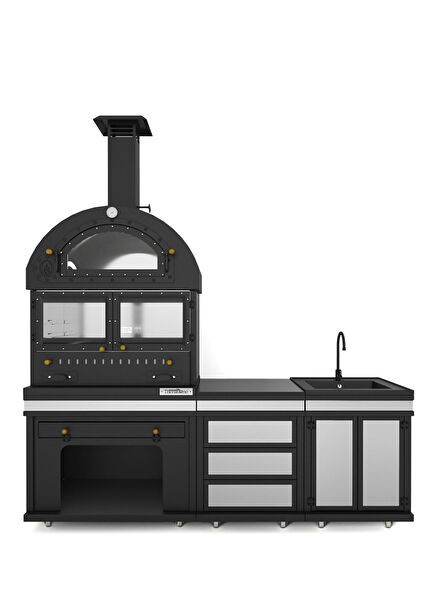 Feniks Modern Cool Chef Barbecue 50 x 80 x 222 cm