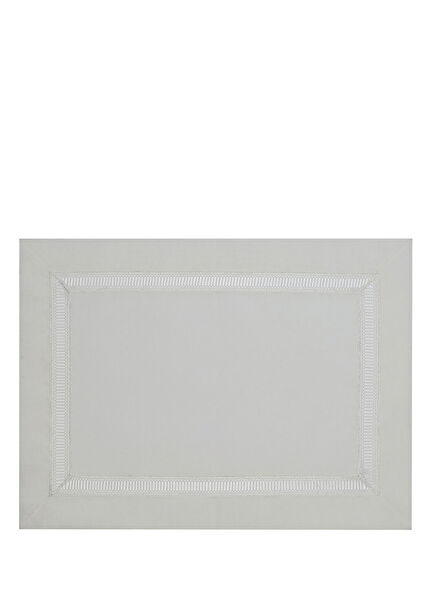 Colber 4-Piece Ecru Embroidered Linen American Service Set 35x50 cm