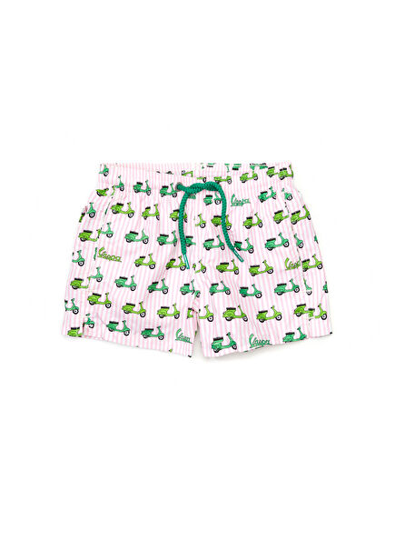 Jean Patterned Boys Swimsuit