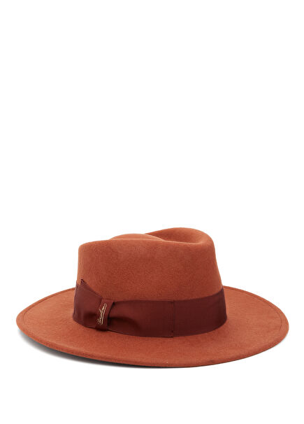 Dark Orange Men's Wool Hat
