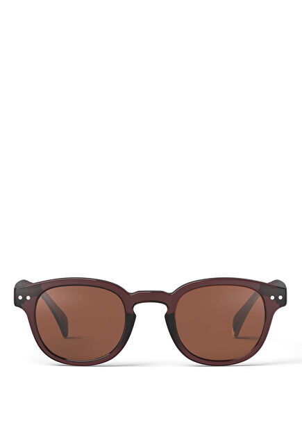 Sun #C Old Leather Koyu Kahverengi Unisex Güneş Gözlüğü