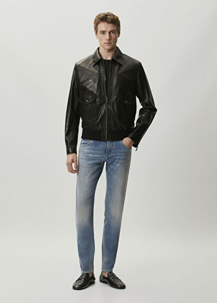 Skinny Fit Blue Jeans