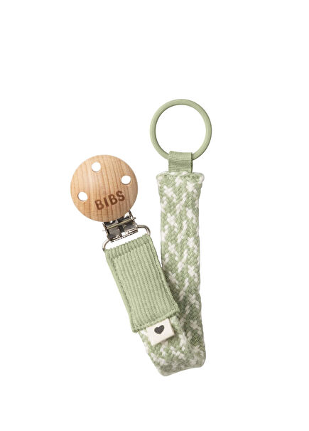 Paci Braid Sage Ivory Emzik Askısı