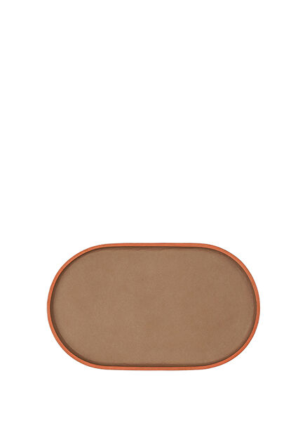 Plato No.03 Oval Leather Organizer Tray