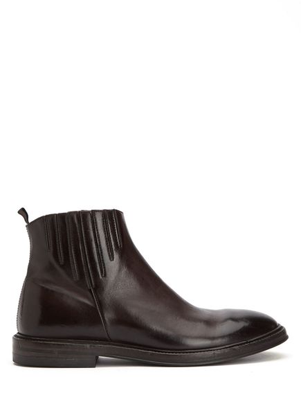 Mathias Brown Men's Leather Boots