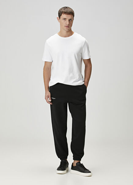 Siyah Organik Pamuk Eşofman