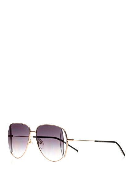 Hi 3143 04C Metal Gold Women's Sunglasses