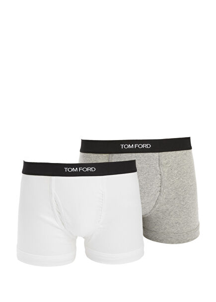 White Grey 2-Piece Boxer Set