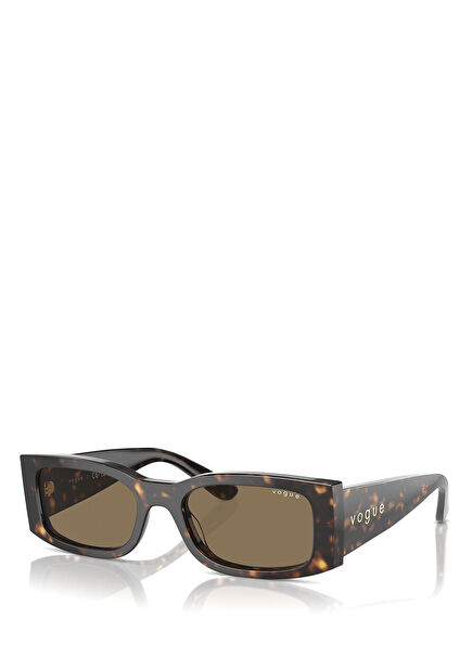 Brown Patterned Women's Sunglasses