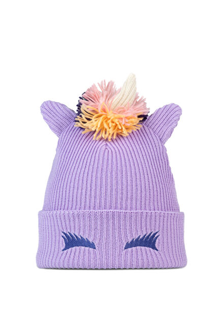 Beanie Fun Unicorn Grape Kız Çocuk Bere