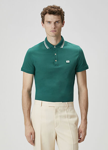 Regular Fit Yeşil Polo Yaka T-shirt
