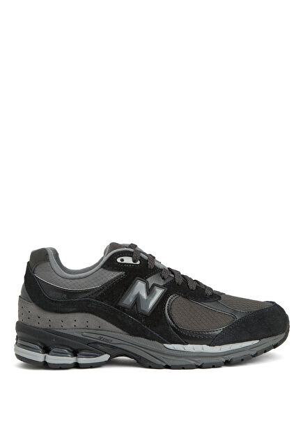 2002R Siyah Erkek Deri Sneaker