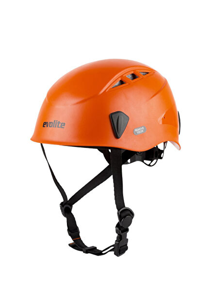 Vertical Orange Mountaineer Helmet