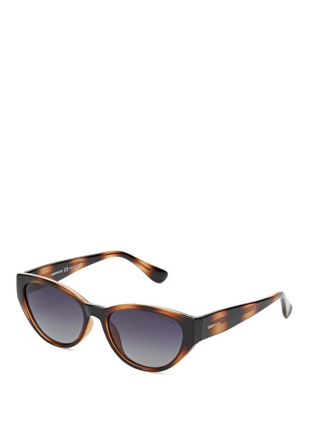 DS 2308 C2 Parlak Havana Asetat Kadın Güneş Gözlüğü