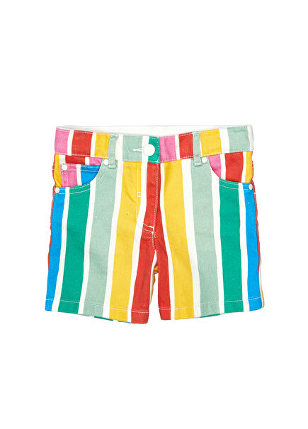 Multicolored Girls Shorts