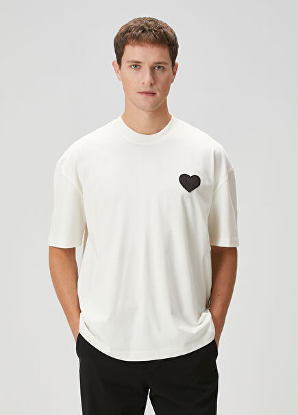 Lover Off-White Oversized T-Shirt