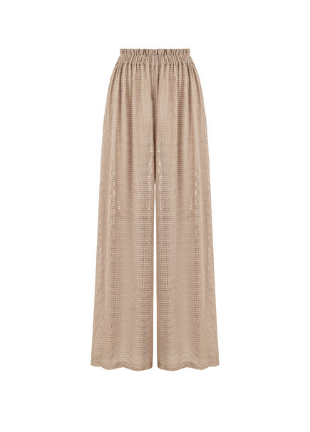 Carmen Loose Fit Women's Pants with Cinnamon Mesh Slits