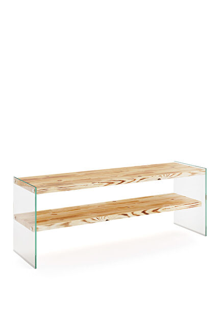 TV1004 Niagara Natural Wooden TV Stand