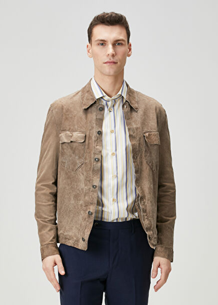 Light Brown Suede Jacket