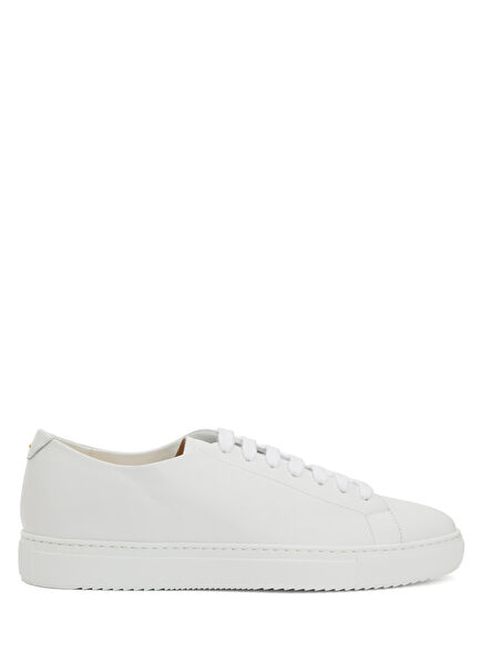 Rogeuf White Men's Leather Sneakers