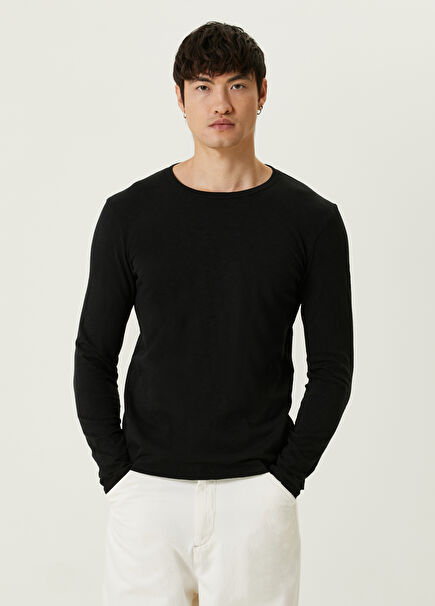 Bysapick Siyah Uzun Kollu T-shirt