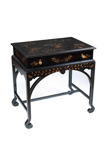 Althorp Hand-Painted Side Table with Drawers