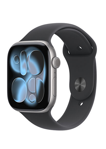 Watch Series 11 GPS 42mm Uzay Grisi Alüminyum Kasa ve Siyah Spor Kordon Akıllı Saat MEQX4TU/A - M/L