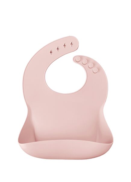 Basics Pinky Pink Silikon Mama Önlüğü