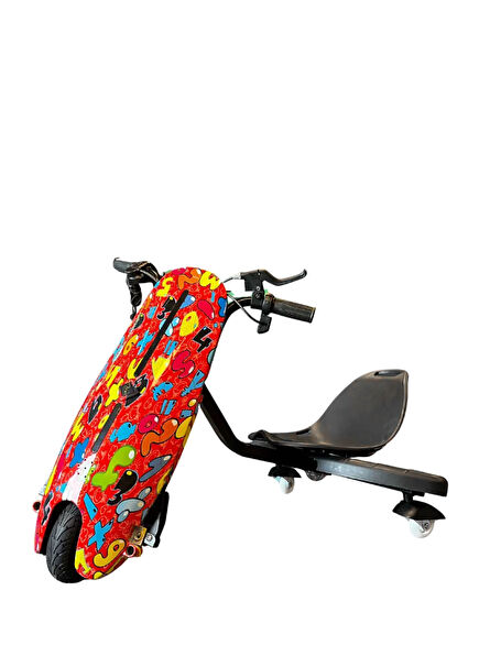 Drift Car Graffiti Pattern Case With Bluetooth Speaker22 Drift Scooter Hoverboard