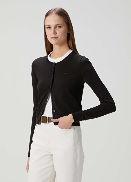 Essential Siyah Hırka