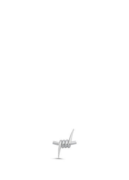 Toxic Single Silver Earring