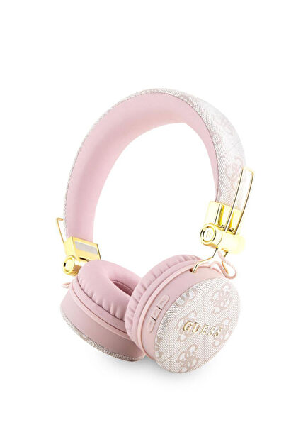 Metal Logoed 4G Patterned Pink 5.3 Over-Ear Bluetooth Headphones