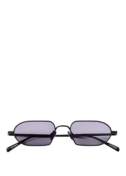 Black Metal Unisex Sunglasses